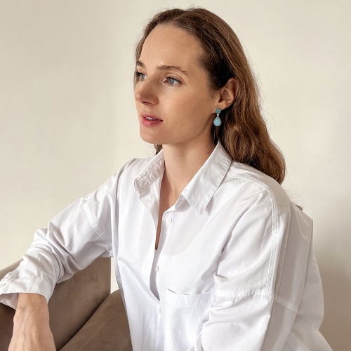 Серьги Possebon Azul, Opalina, A0738.20.25 S фото 2